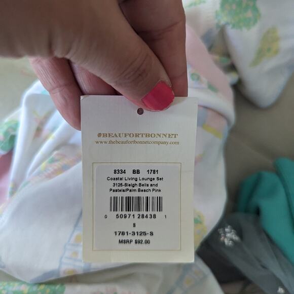 NEW Beaufort Bonnet Small Sleigh Bells Pajama Top ONLY - Picture 4 of 4